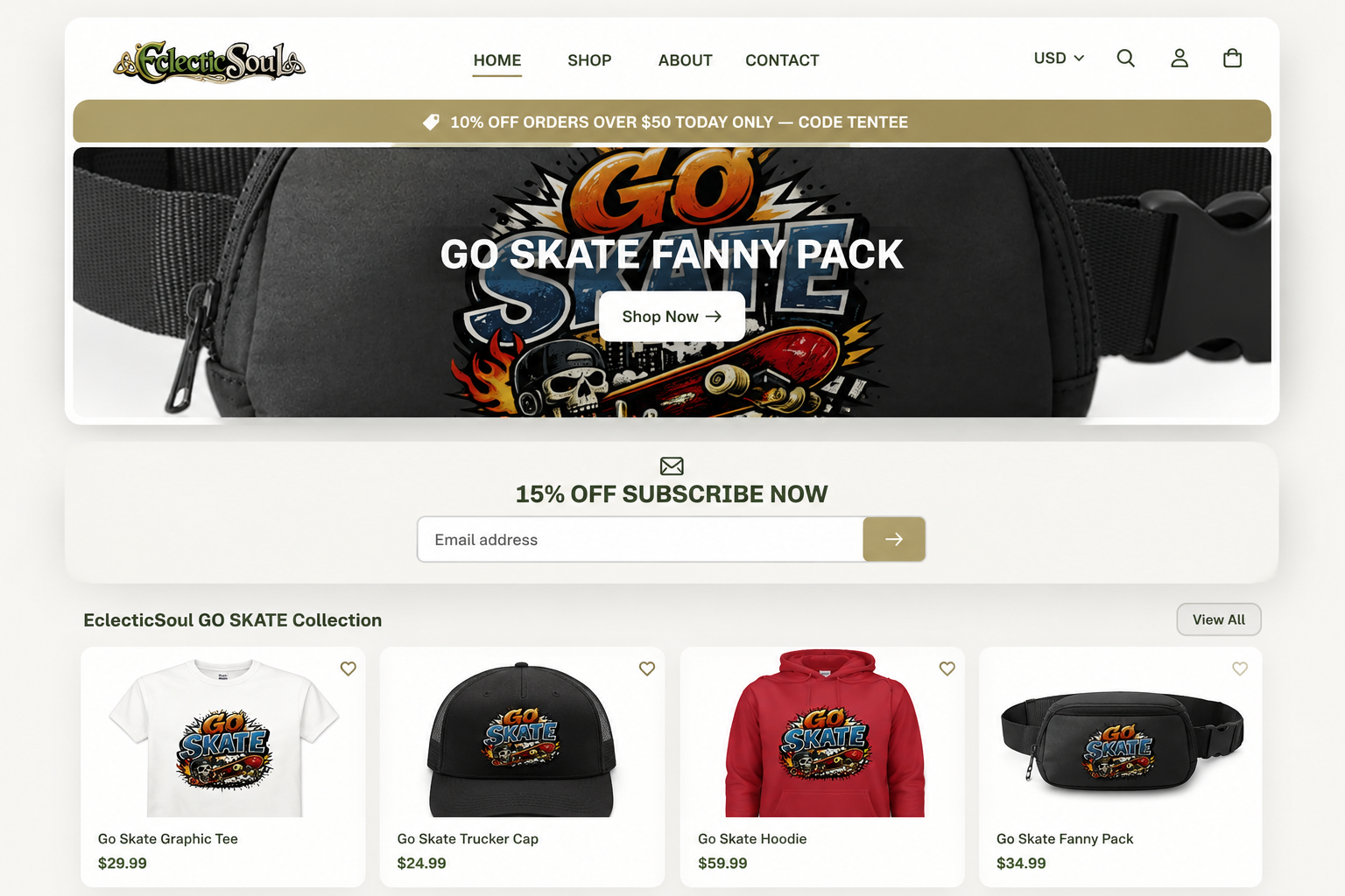Creative professional website
